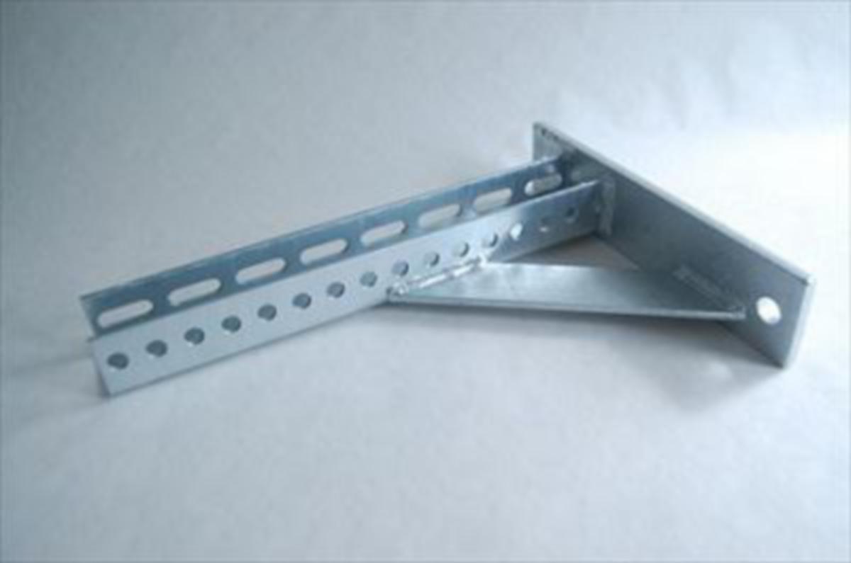 Konsoll m/støtte sprinkler - 200 mm konsoll m/støtte Galvanisert for sprinkler