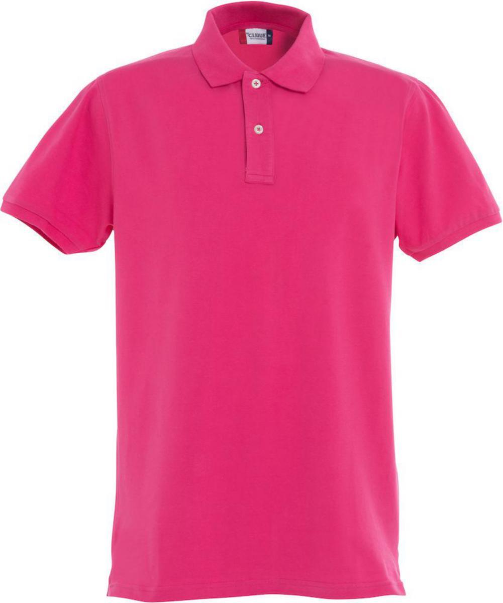 Piqueskjorte Clique™ Stretch Premium Polo 028240 - Piqueskjorte Clique Premium Klar Cerise str 3XL