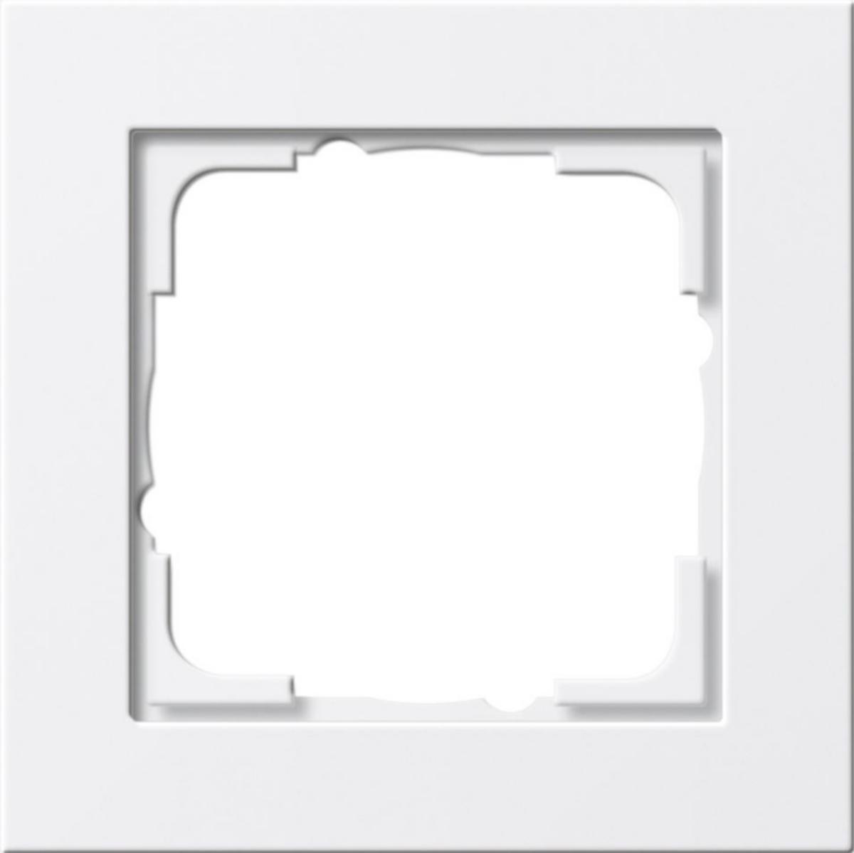 Ramme Micro Matic/Function E2 1-H - 1-H ramme renhvit E2