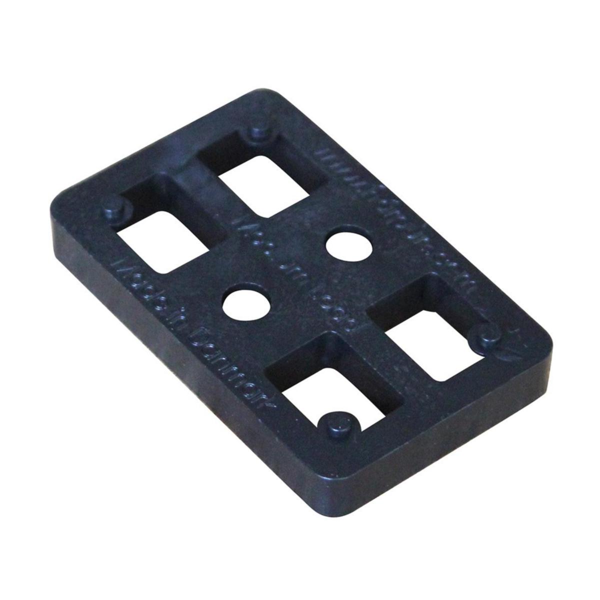 Shims plast vaffel - Justeringsbrikke Plast vaffel Shims 80X50X10mm svart 500pk