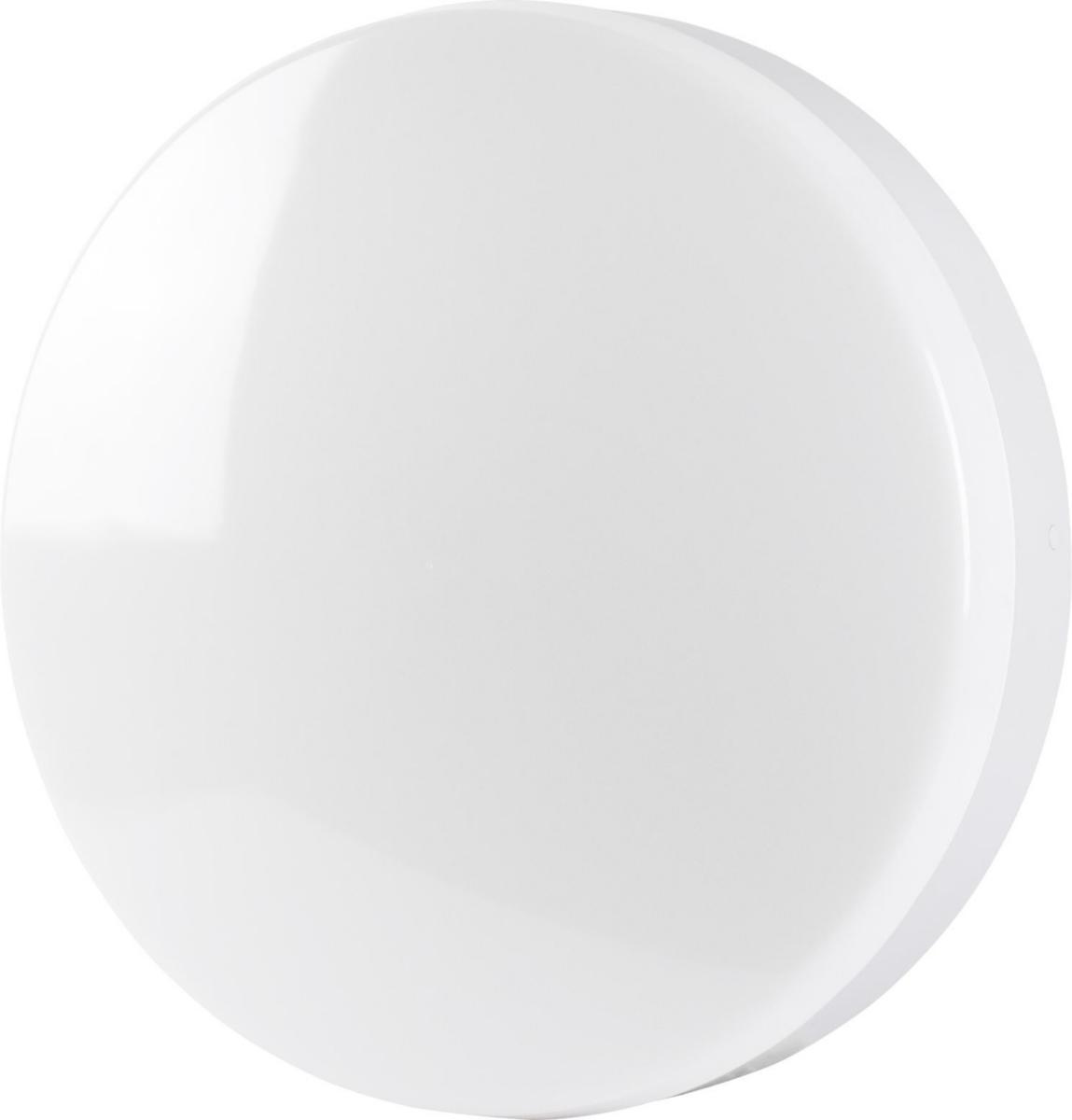 Tak/veggarmatur LED Unilamp NovoDisc - NovoDisc L 3000K Sensor Hvit Tak/vegg rund/lav IP44 kl2