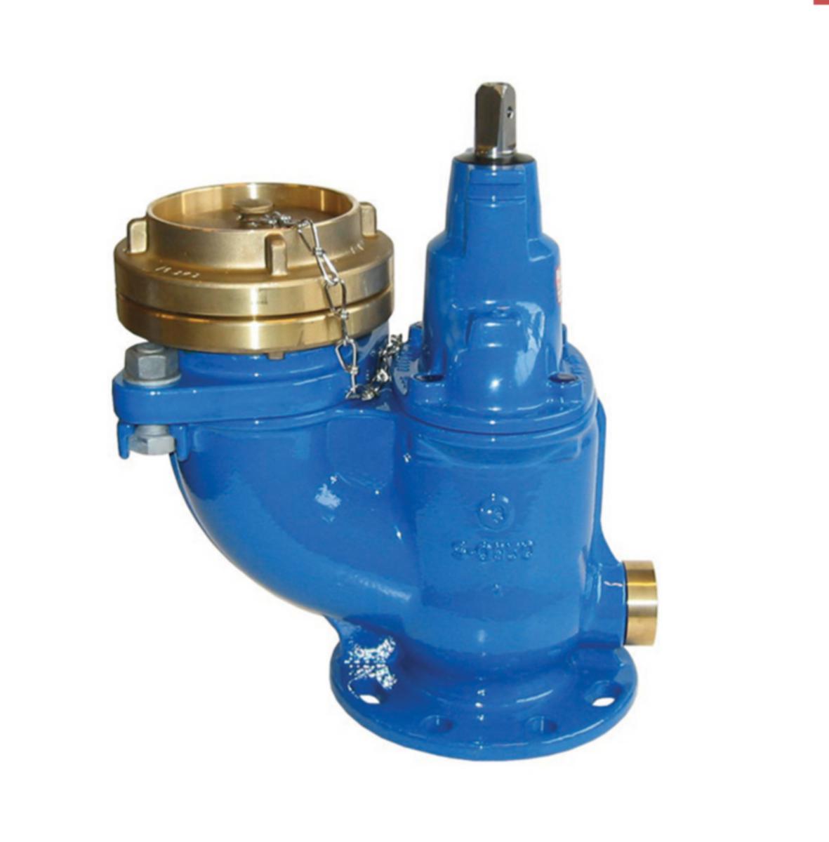 Brannventil S-0953 Ulefos - DN 100 brannventil S-0953 m/4" Storz-kobling Ulefos