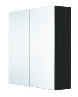 Speilskap Fovere matt svart, a-collection