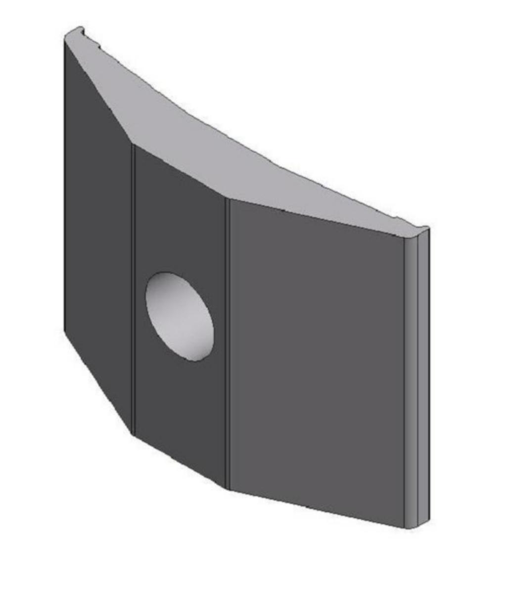 Underlagsskive El-Tjeneste f/Traverser 22kV - Underlagsskive SA1S