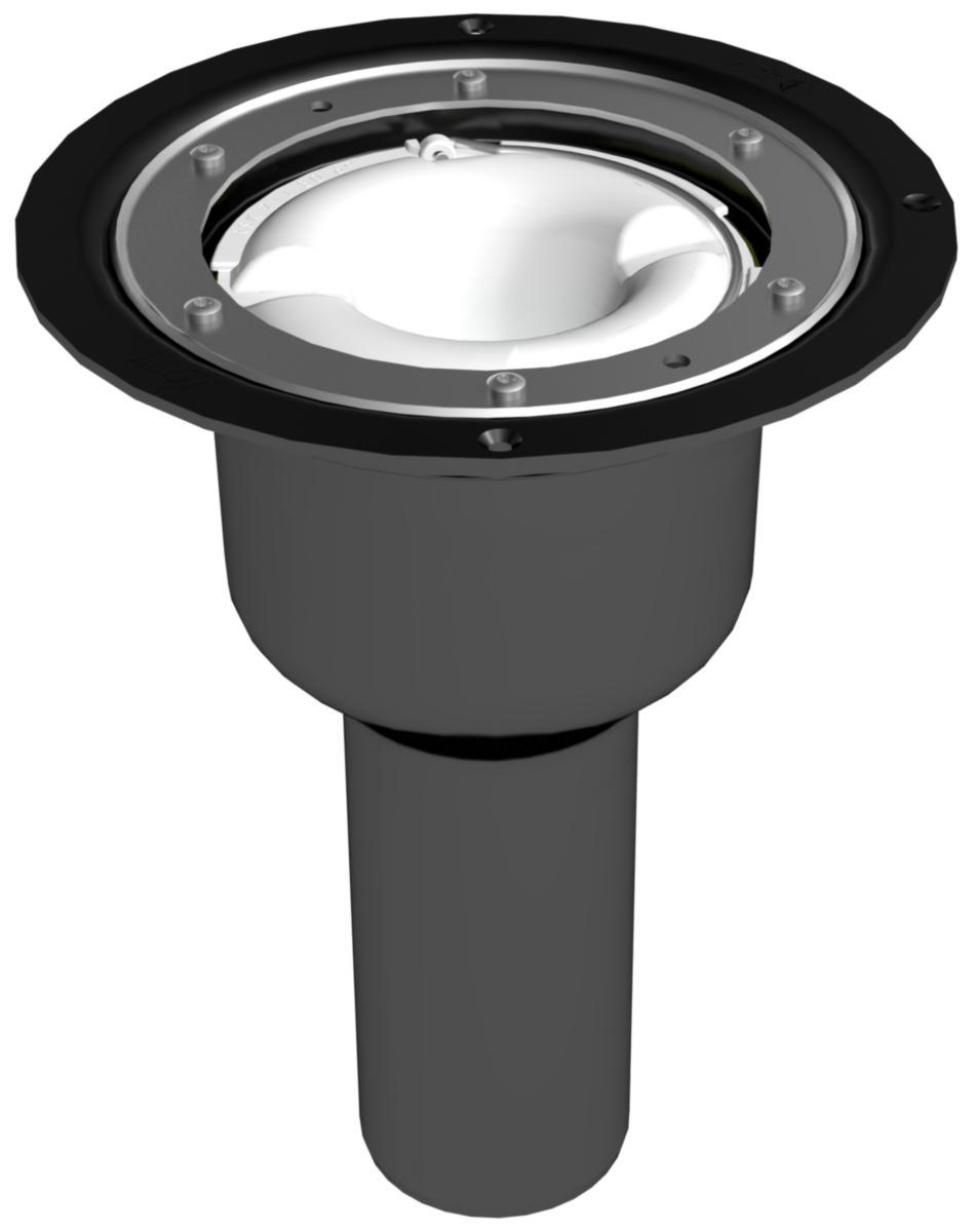 Sluk med bunnutløp, K-sluk, lang bunn, Purus Joti - 75 mm K-sluk lang bunn. utløp
