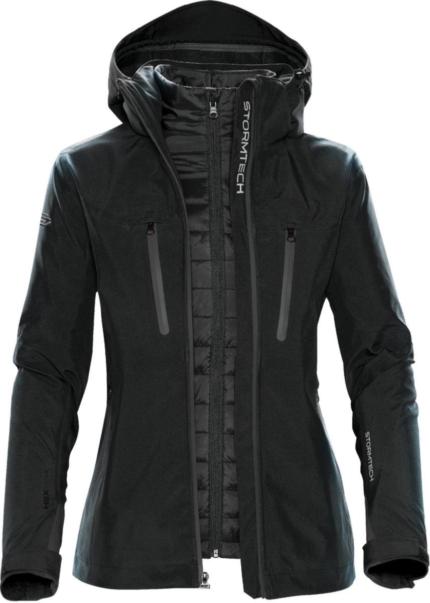 Jakke dame Stormtech Matrix 3-in-1 - Jakke dame Stormtech Matrix 3in1 svart/granittgrå str M