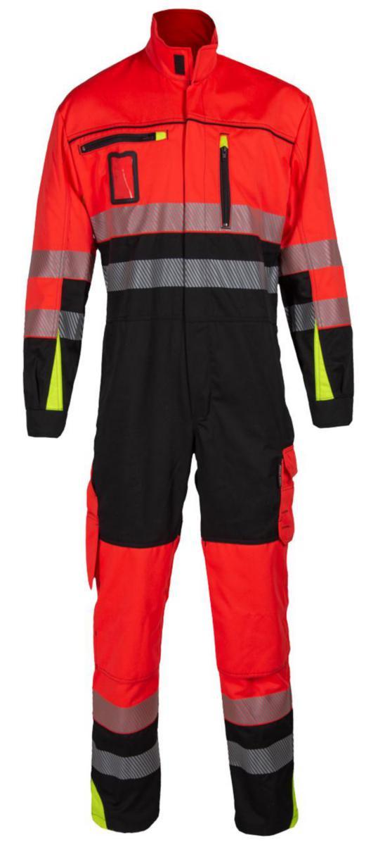 Kjeledress BS Gjøvik HiVis kl 3 - Kjeledress BS Gjøvik HiVis kl.3 rød/svart str 52