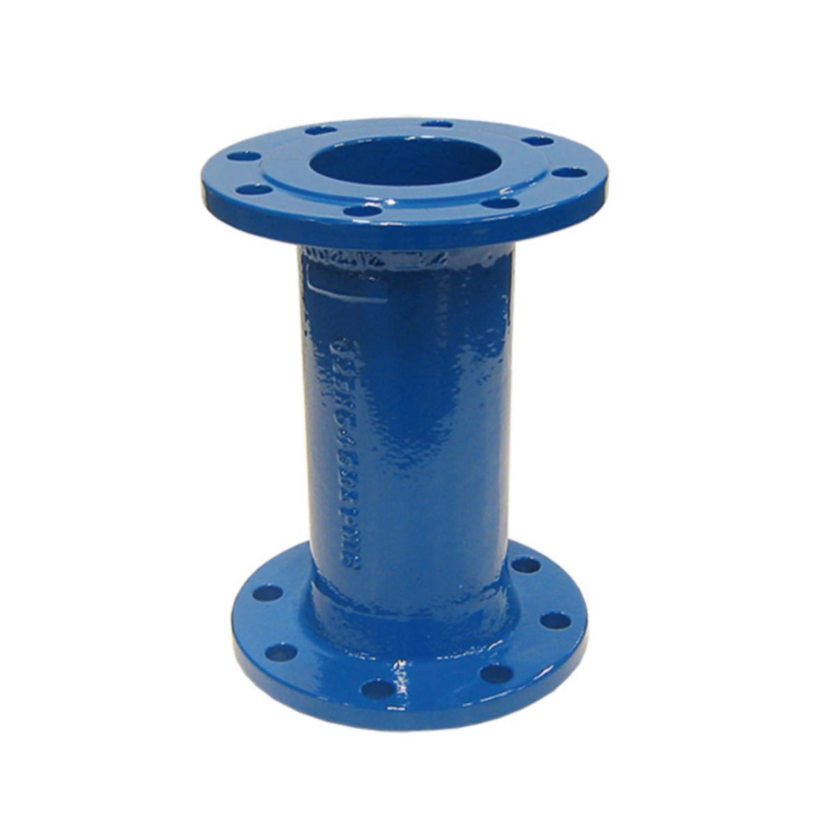 Flenserør Duktilt Ulefos - DN 200 flenserør L=200mm Blå epoxy PN10