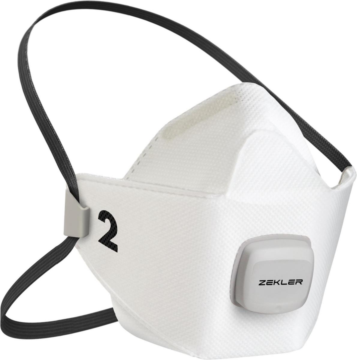 Halvmaske Zekler 1502V - Støvmaske Zekler 1502V FFP2V M/L 10pk