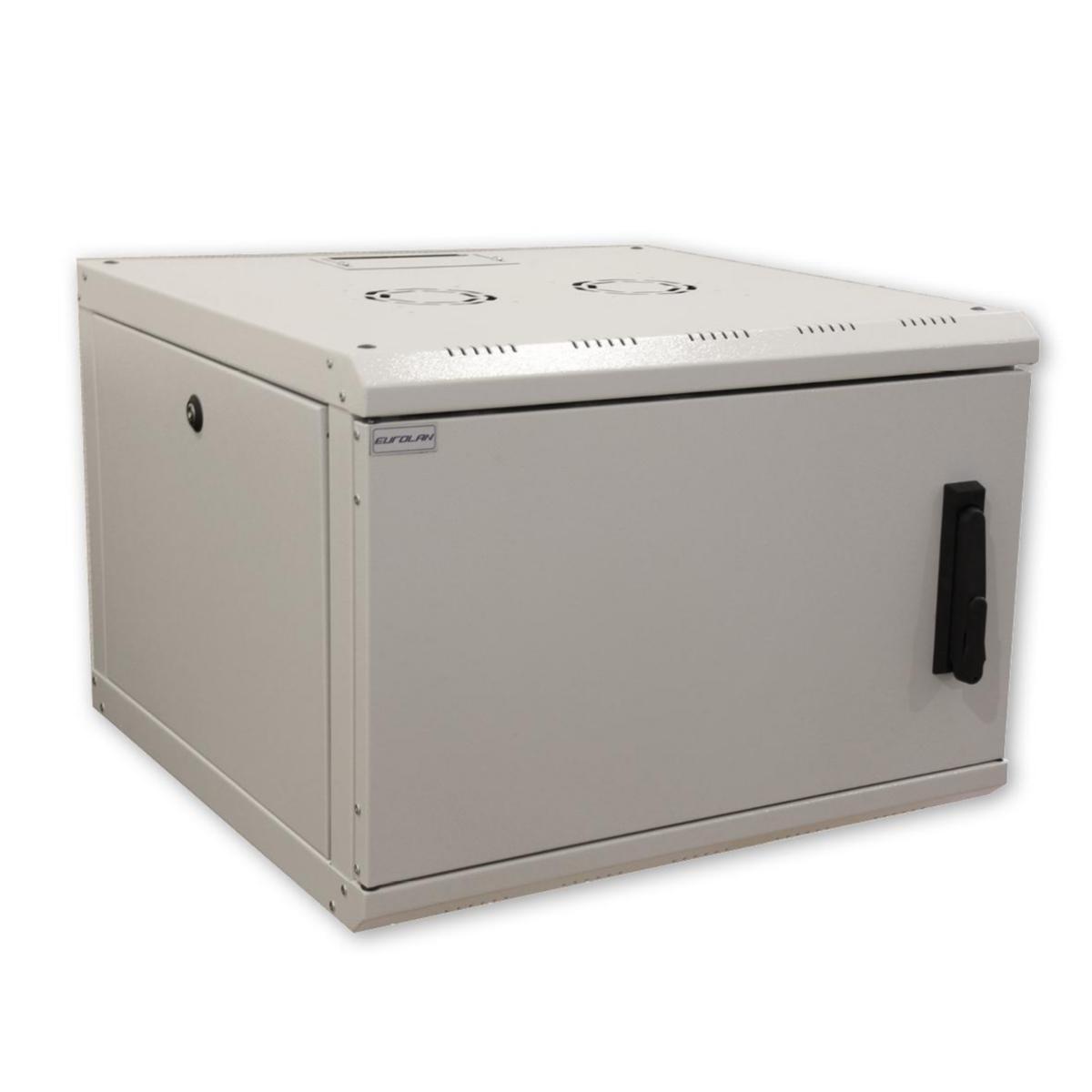 Veggskap Eurolan 19" ståldør - 19" Veggskap 12U ståldør 600X5