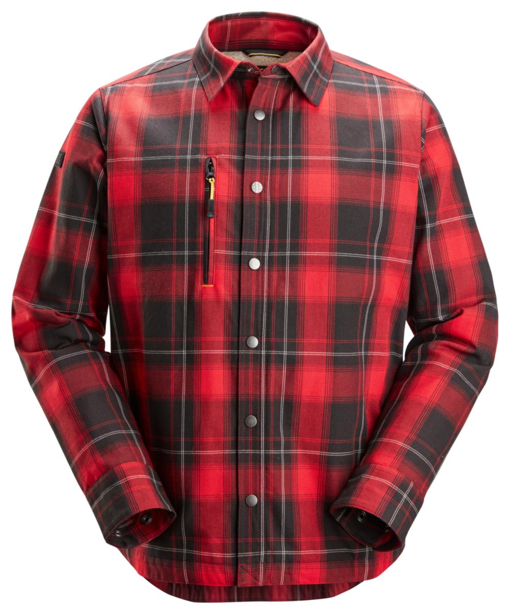 Skjorte Snickers 8522 - Skjorte m/for Snickers 8522 AllroundWork rød/svart S