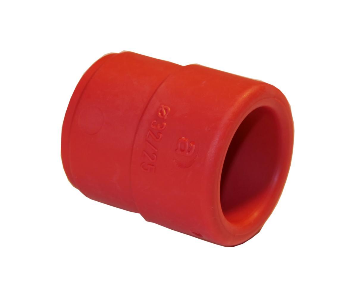 Overgangsmuffe utv/innv - Red pipe - 50/40mm Overgang Redpipe f/sprinkling