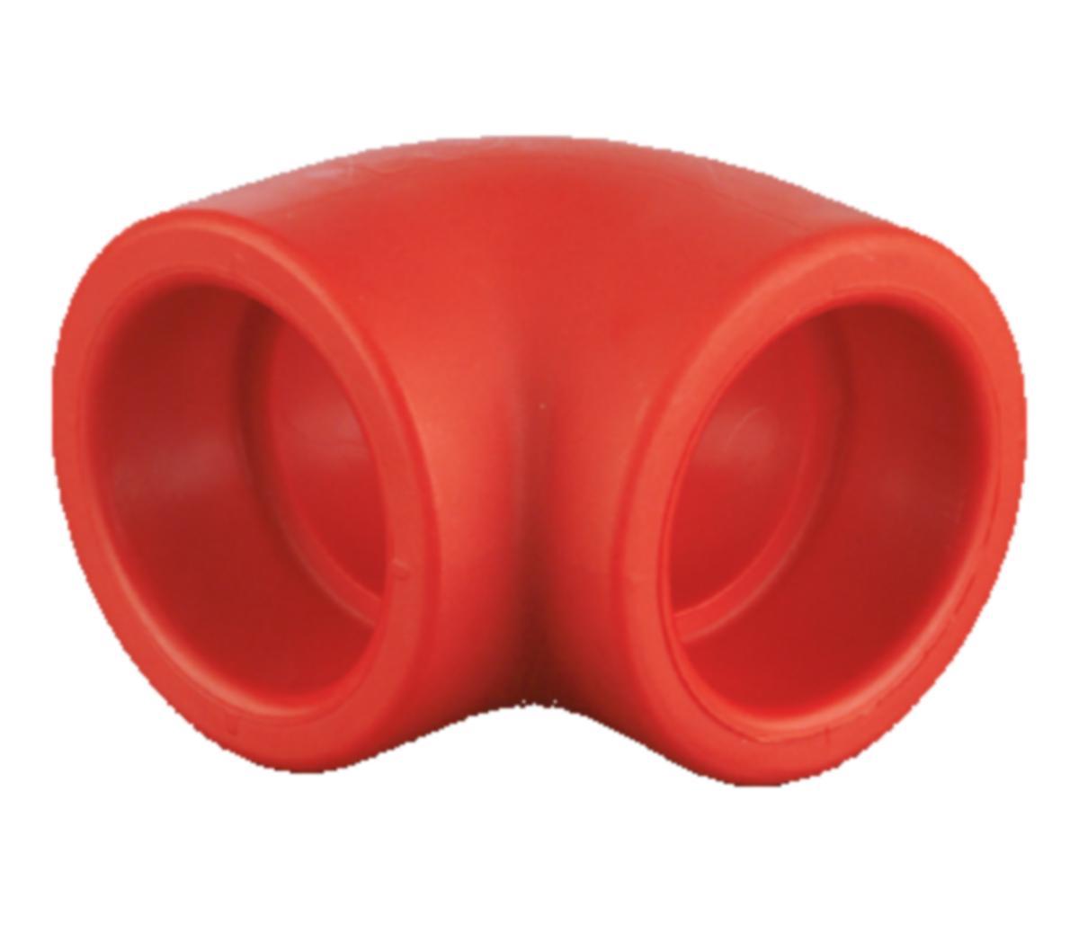 Albu 90°, Red pipe - 40mm 90° Albue Redpipe f/sprinkling