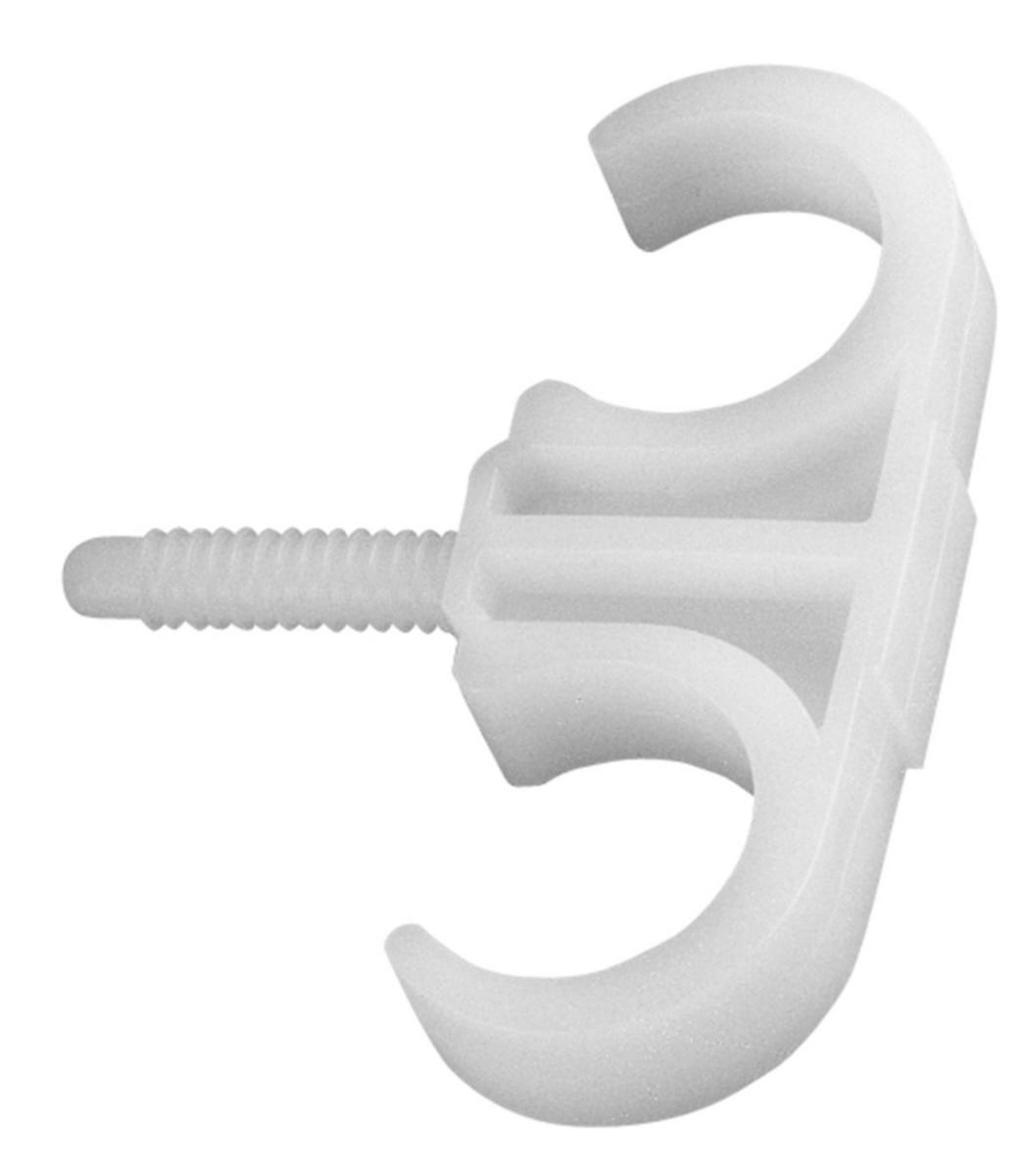 Fix-ring rørklamme Pex/Alupex - Fix-ring dobbel 25mm rør/rør klammer