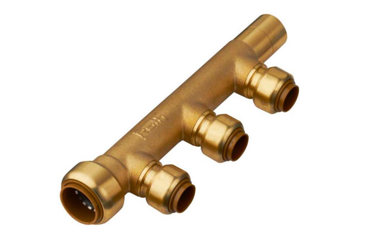 Fordelerrør IS med 1, 2, 3, eller 2+2 uttak, Roth - Roth fordeler 3 x 12mm IS 