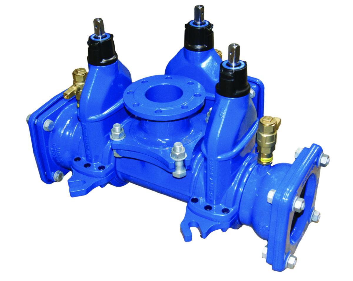 Combi T-rør Aquosus m/br.vent. avst. AQ-440-111 - DN150 ventil-T Aquosus 440-111 Høyre m/brannvent/ Heinco-flex