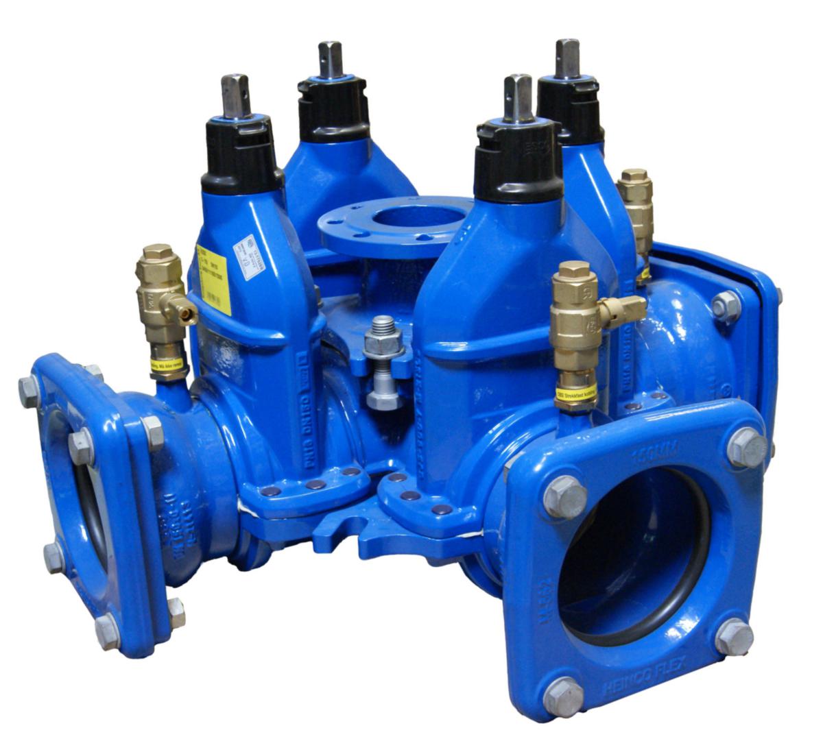 Combi kryss Aquosus AQ-450-111 Høyre - DN200 ventil-X Aquosus 450-111 Høyre m/brannvent/ Heinco-flex