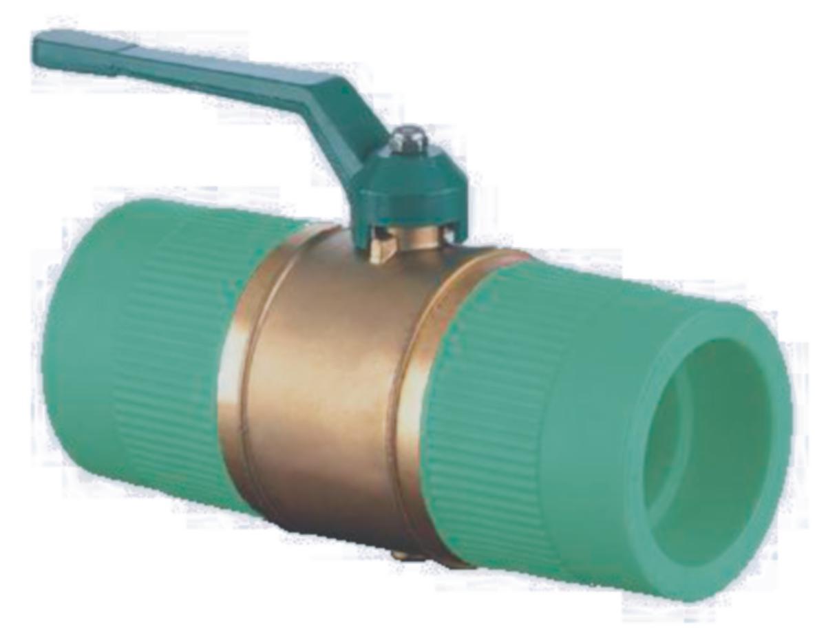 Kuleventil, Red pipe - 40mm Kuleventil Red pipe f/sprinkling