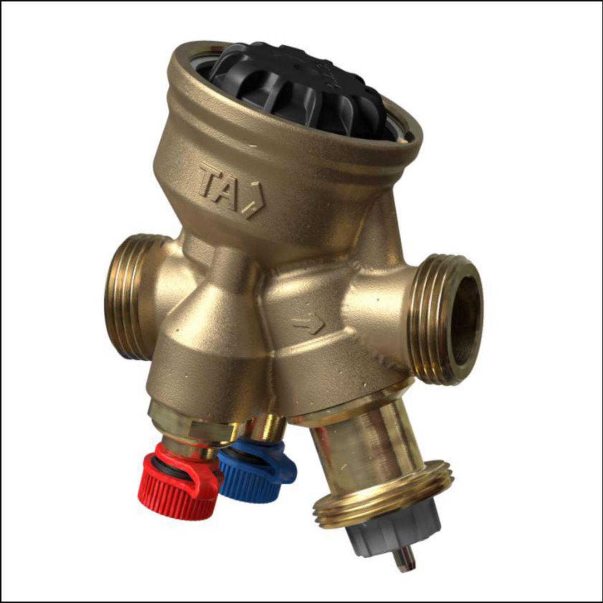 Innjusteringsventil Compact-P med utvendig gjenge - DN15 Reg.ventil 3/4" utv.gj. Compact-P