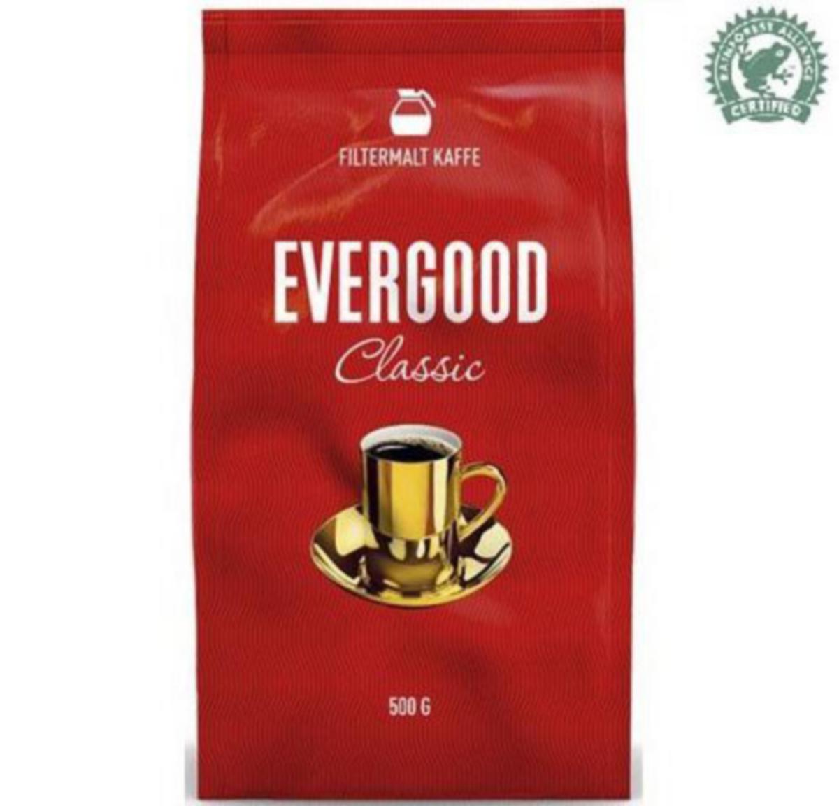 Kaffe Evergood - Kaffe Evergood Filtermalt Classic 500g