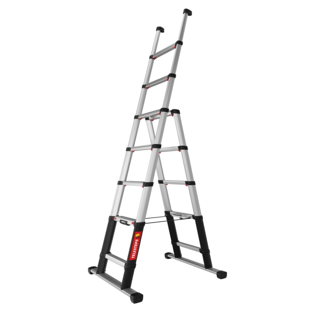 Teleskopisk kombistige Telesteps - Teleskopstige Combi Line 2.3m Telesteps 7-trinns