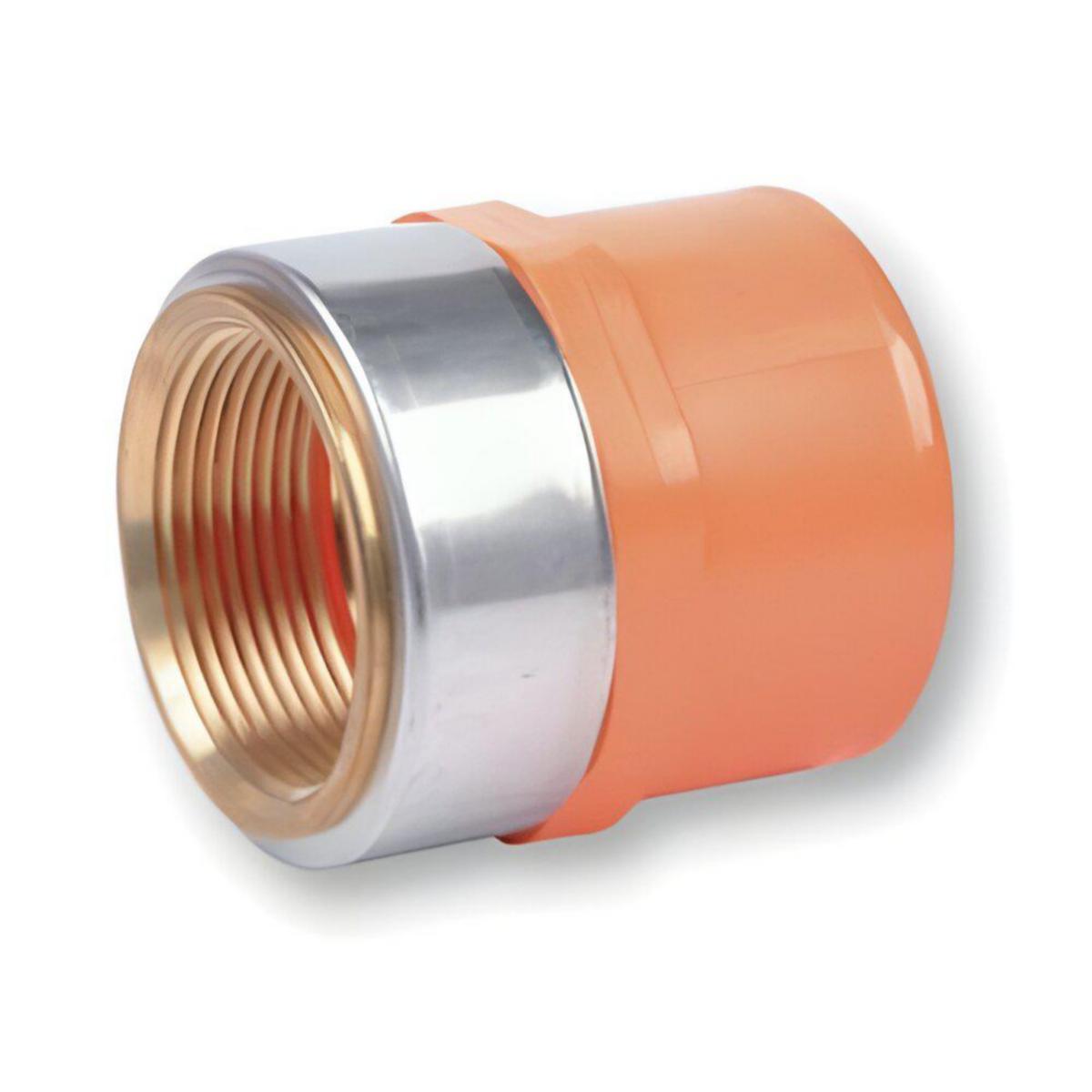 Nippelmuffe innvendig liming/innv. BSP gjenger, CPVC - 2" Nippelmuffe innv lim x Innvendig BSP gj. CPVC