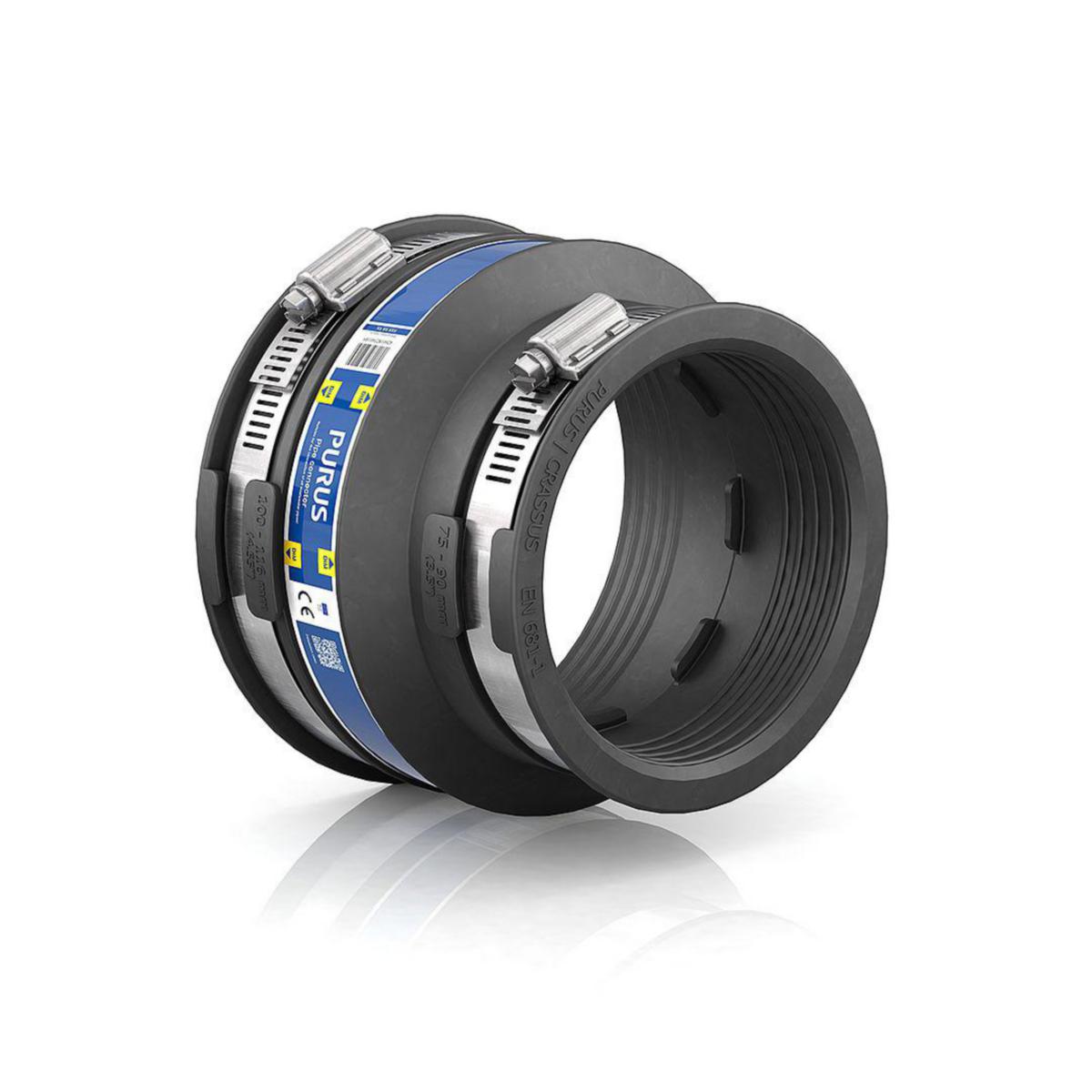 Gummikobling flexi, Purus - Gummikobling Flexi 100-116/75- Gummikobling Flexi 100-116/75-