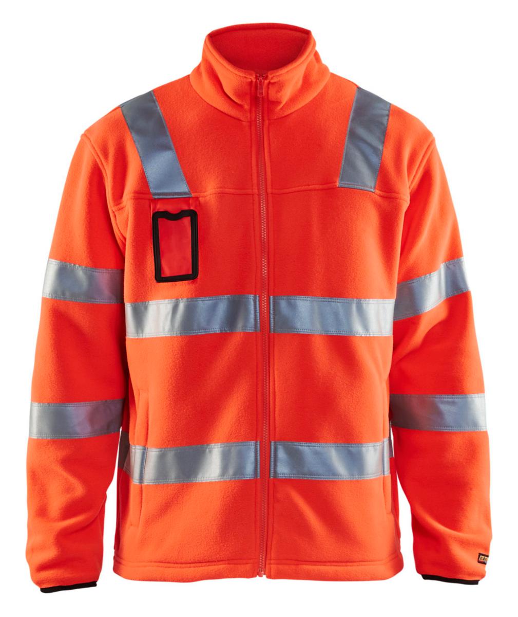 Fleecejakke Blåkläder 4833 HiVis kl.3 - Fleecejakke Blåkläder 4833 HiVis kl.3 rød str 3XL