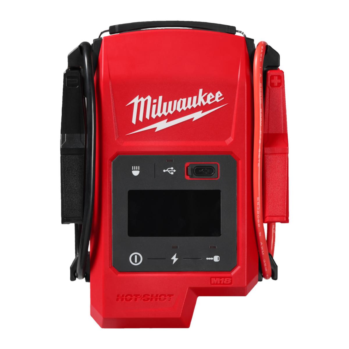 Hjertestarter Milwaukee M18 JS2000-0 18V Solo - Starthjelp M18 JS2000-0 Milwaukee 18V Solo