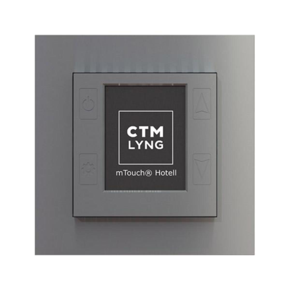 Hotell Termostat CTM Lyng mTouch - mTouch Hotell Alu