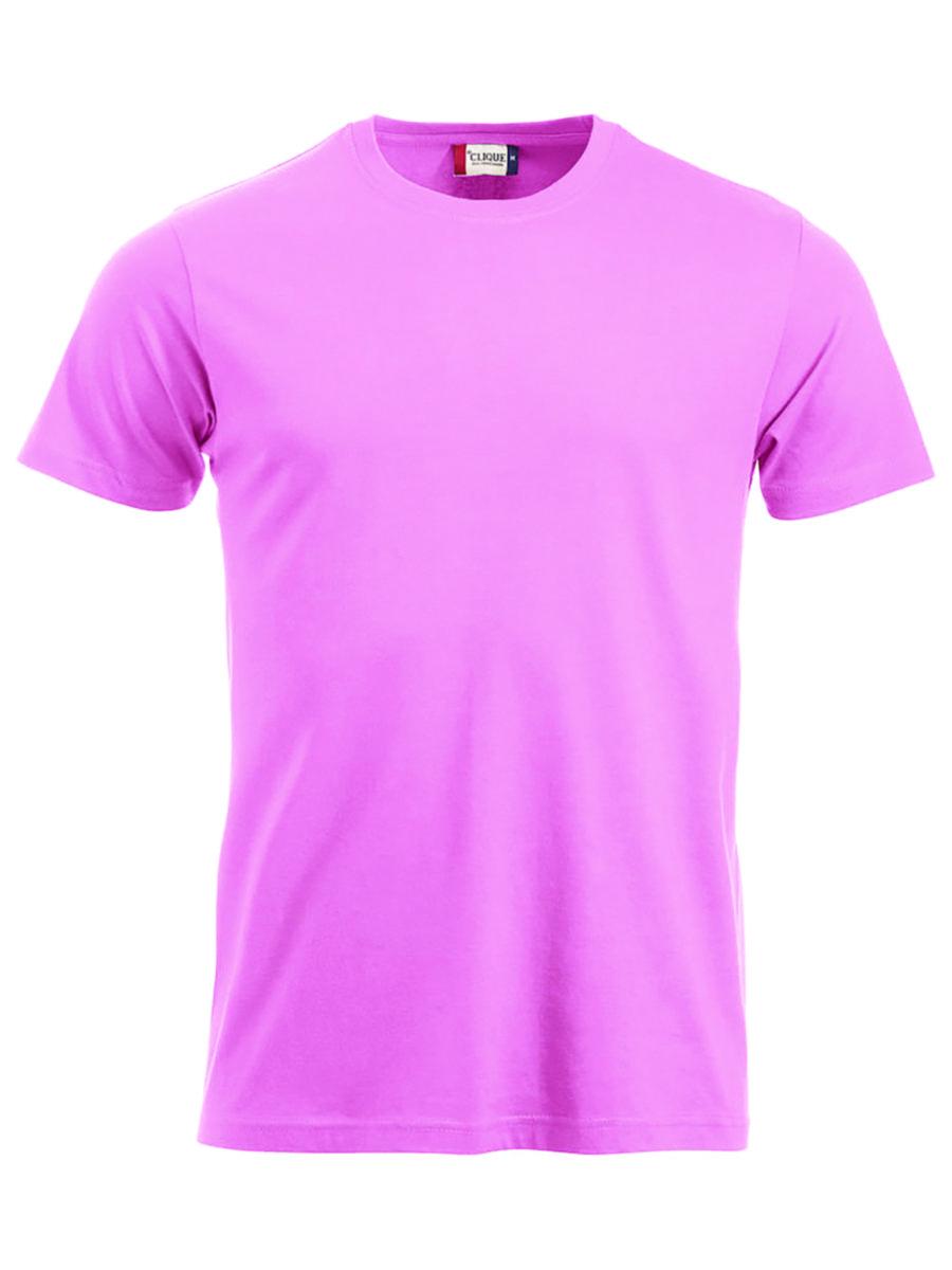 T-skjorte Clique™ New Classic-T - T-skjorte Clique New Classic-T Klar rosa str 3XL
