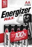Batteri Energizer MAX AA/LR6 4pak