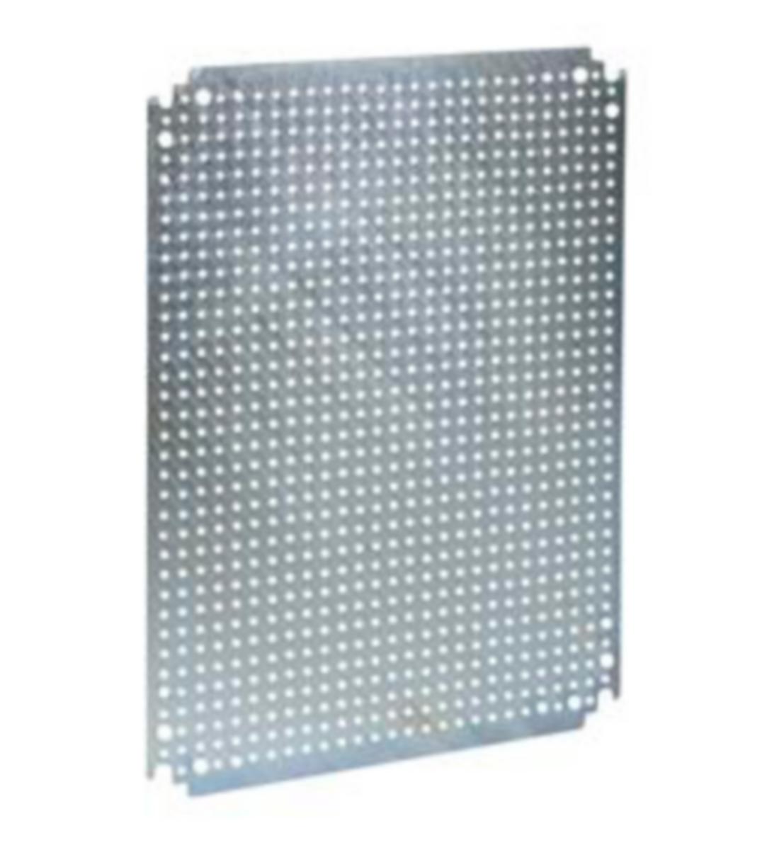 Montasjeplate til 3D Schneider galvaniserte - Montasejplate 400X400 