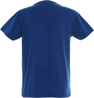 T-skjorte Clique New Classic-T Blåmelert str 2XL