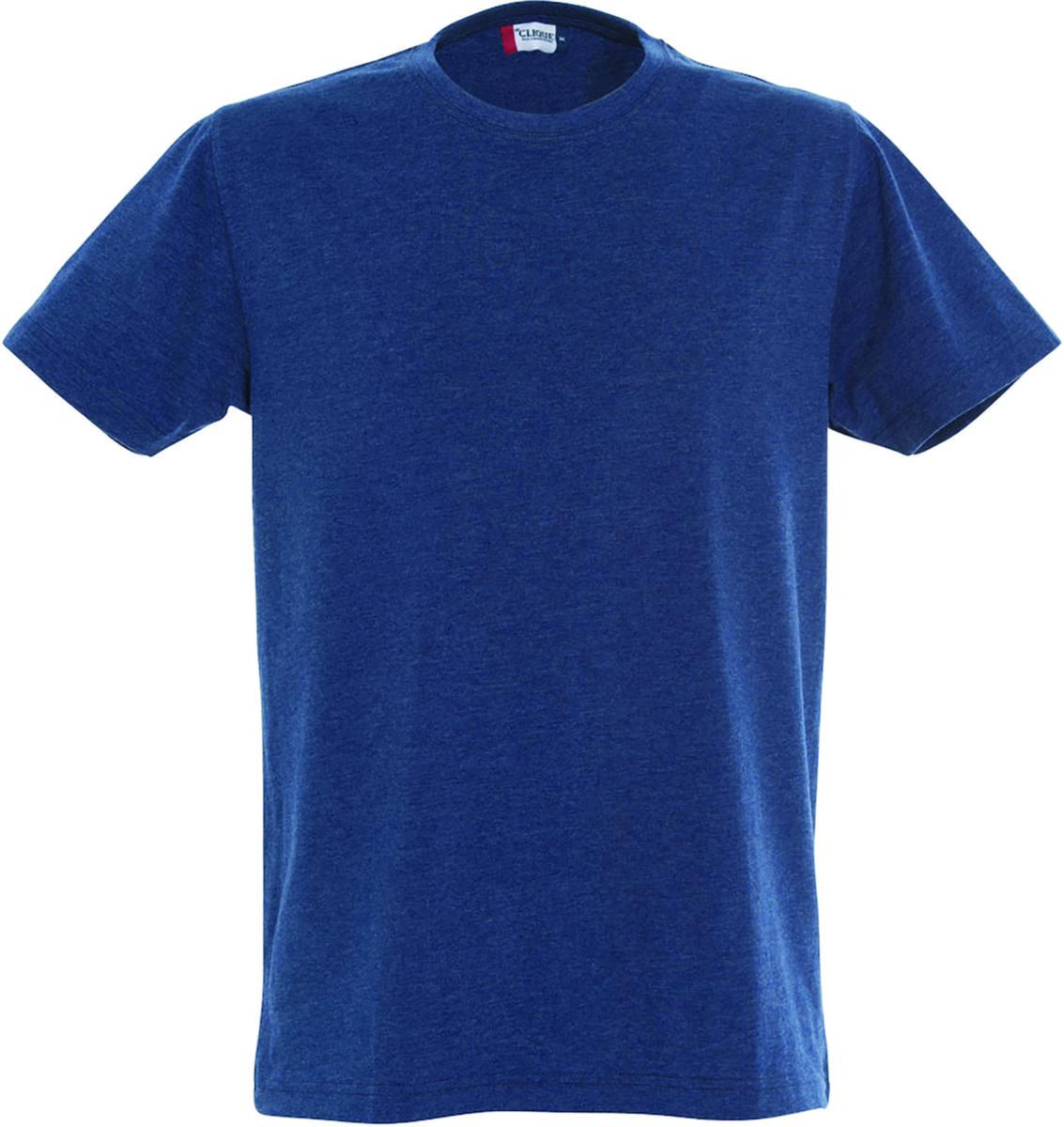 T-skjorte Clique™ New Classic-T - T-skjorte Clique New Classic-T Blåmelert str XS