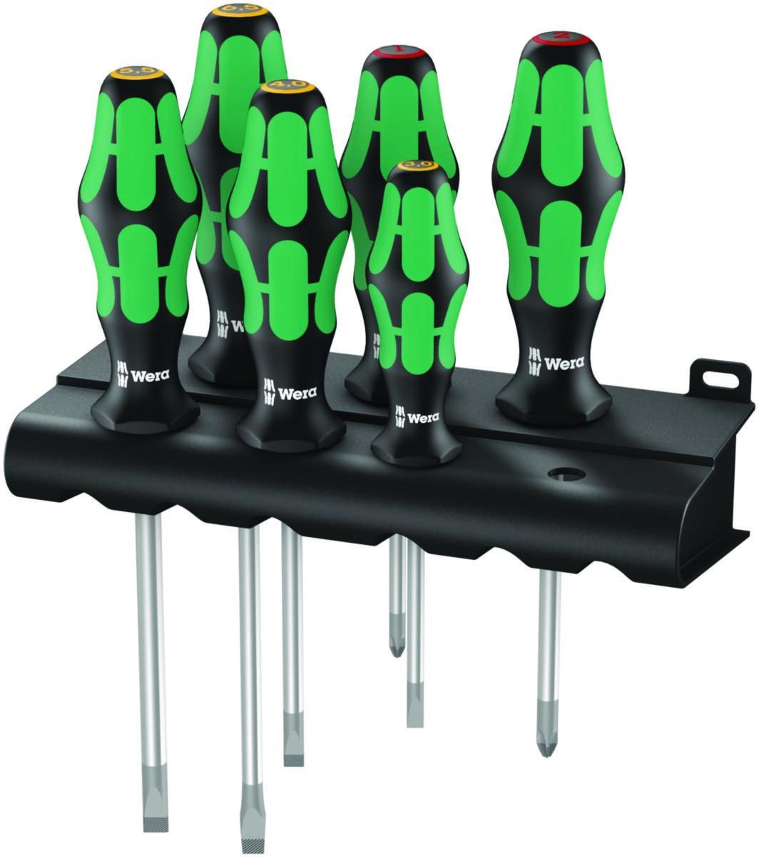 Skrutrekkersett Wera 334/6 - Skrutrekkersett 334/6 Wera 6 deler