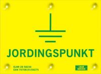 Varselskilt Linjeservice HN2S "Jordingspunkt"