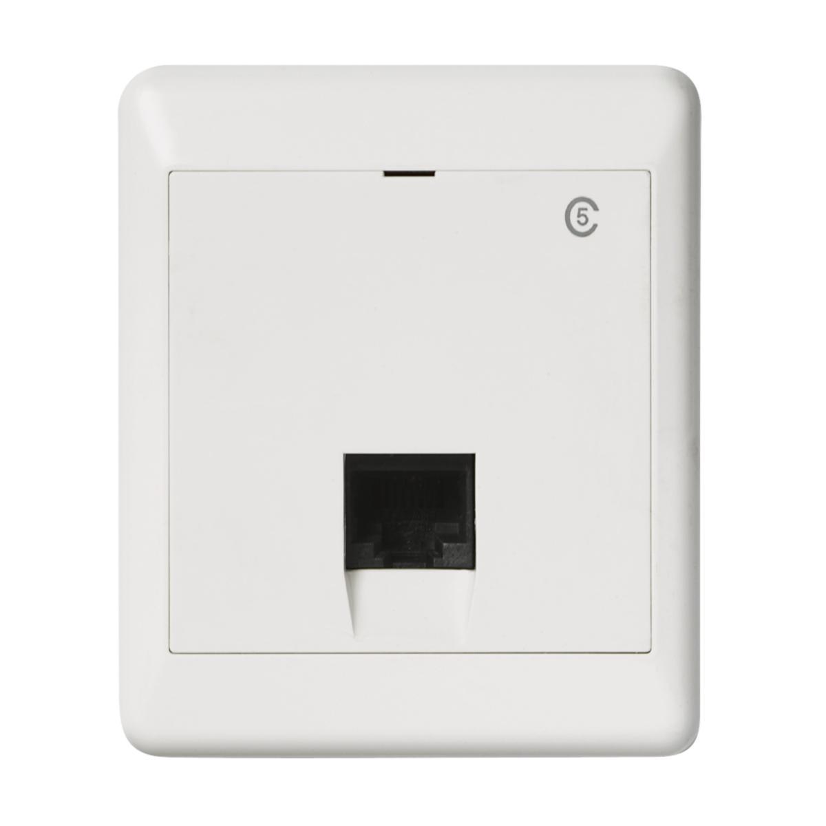 Modularkontakter Elko RS påvegg - RS16 mod.P 1X8 KAT.5 UTP PHv 