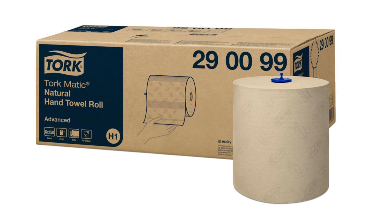 Håndtørk myk Tork Matic® - Håndtørk Multifold Advanced Tork Matic H1 150m Natur