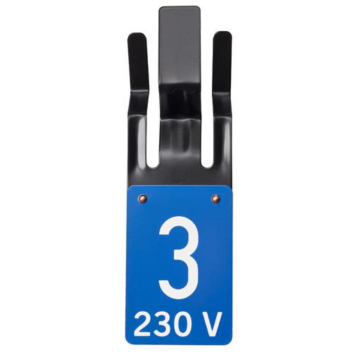 Skilt Linjeservice KL45 - Skilt KL45 blå/hvit tall3 230V