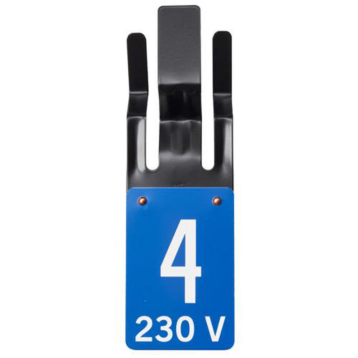 Skilt Linjeservice KL45 - Skilt KL45 blå/hvit tall4 230V