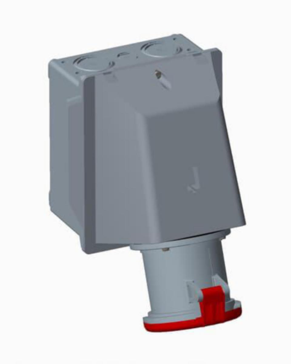 Rundstift Påvegg IPS CUHN 400V Amphenol - Stikk. CUHN 363-6