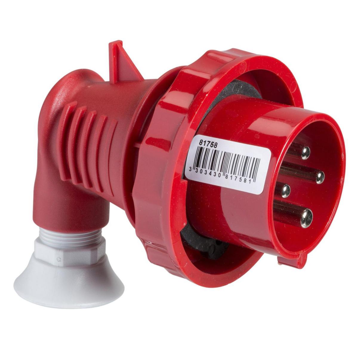 Plugg Schneider 90° Vinkel - Støpsel. 90o 16A 3P+J 400VIP67