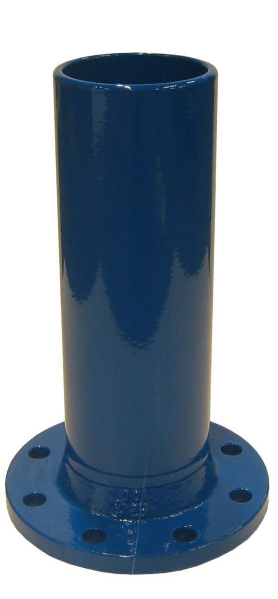 Flensespiss Duktil Ulefos - DN 1000 flensespiss L=600mm Blå epoxy PN16