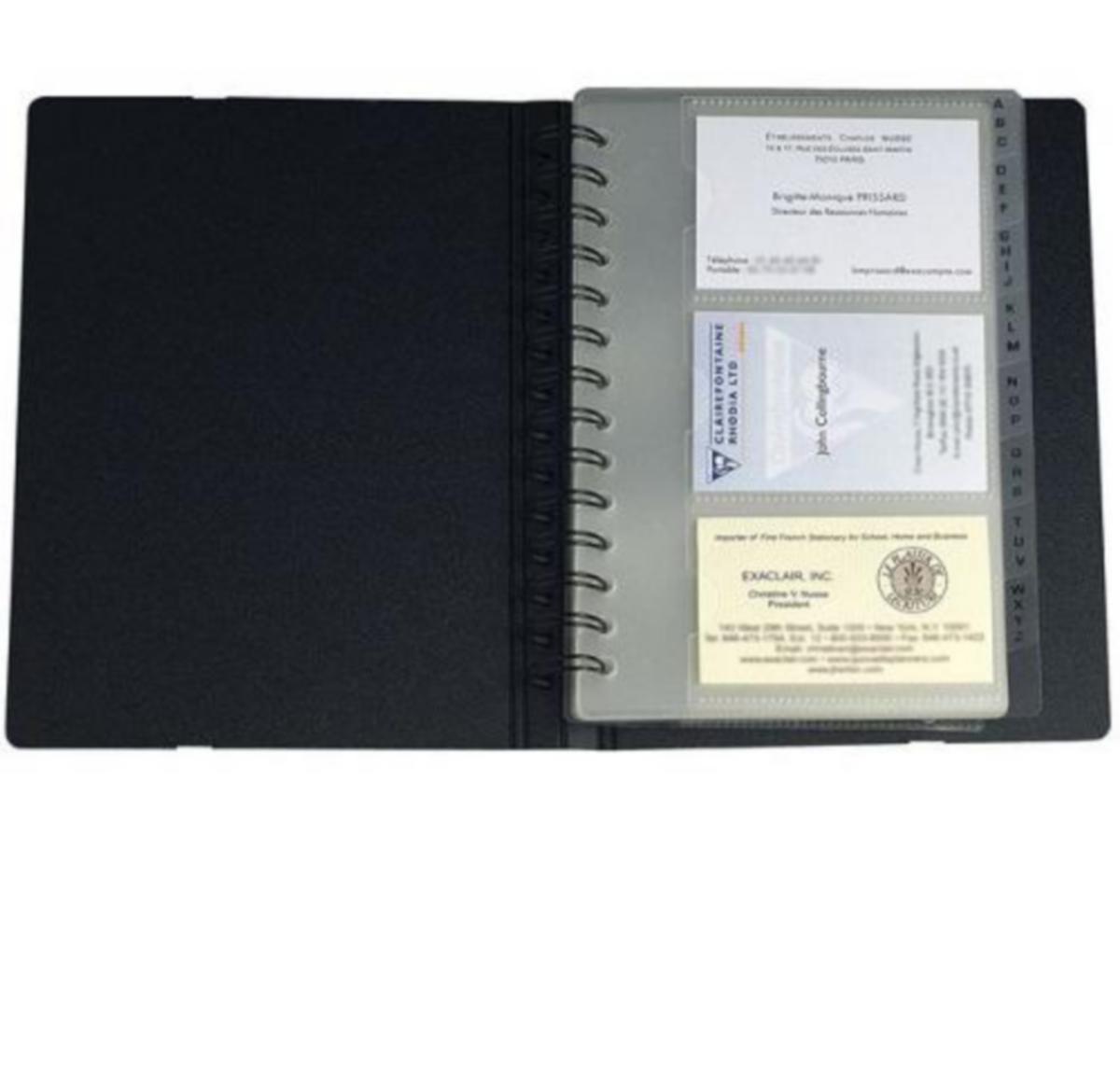 Visittkortmappe Exacompta for 120 Kort - Visittkortmappe for 120 Kort Exacompta