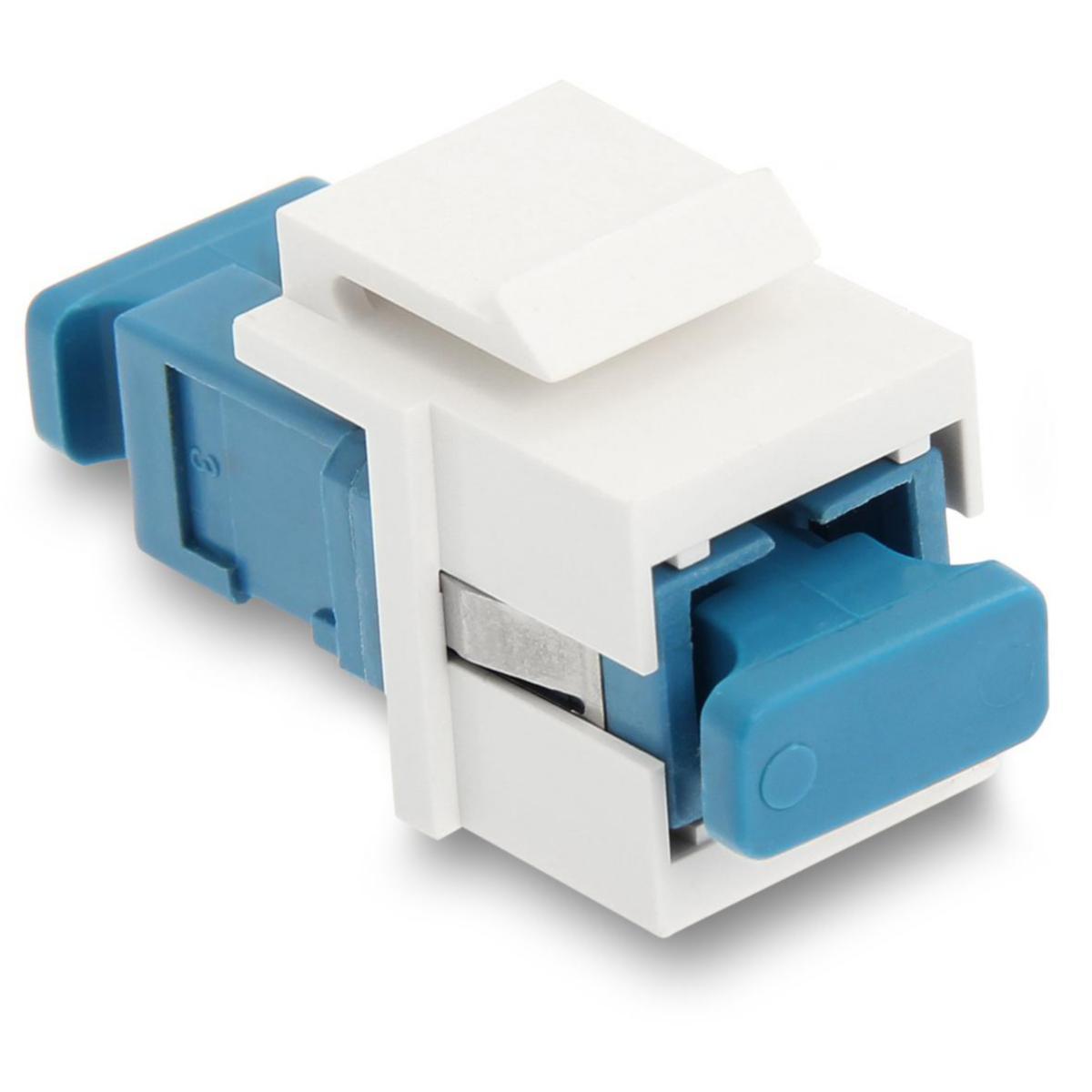 Adapter Eurolan 1xSC eller 2xLC keyston - Adapter 1xSC eller2xLC keyston