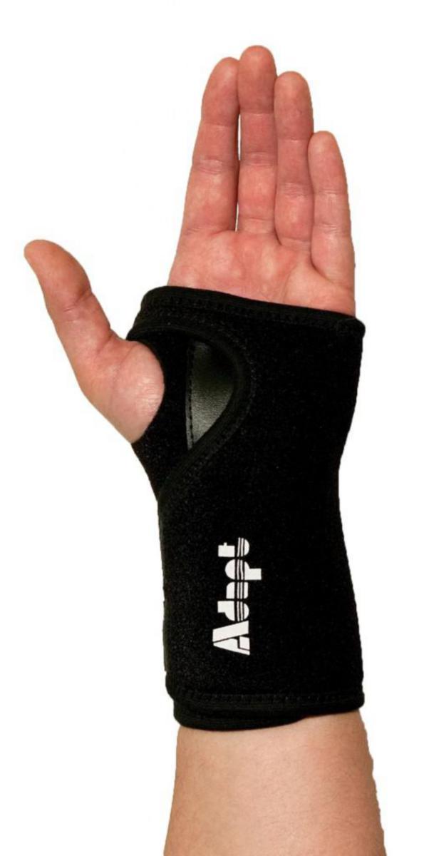 Håndledstøtte Adapt 10717 Venstre - Håndbeskytter m skinne V Adapt svart onesize