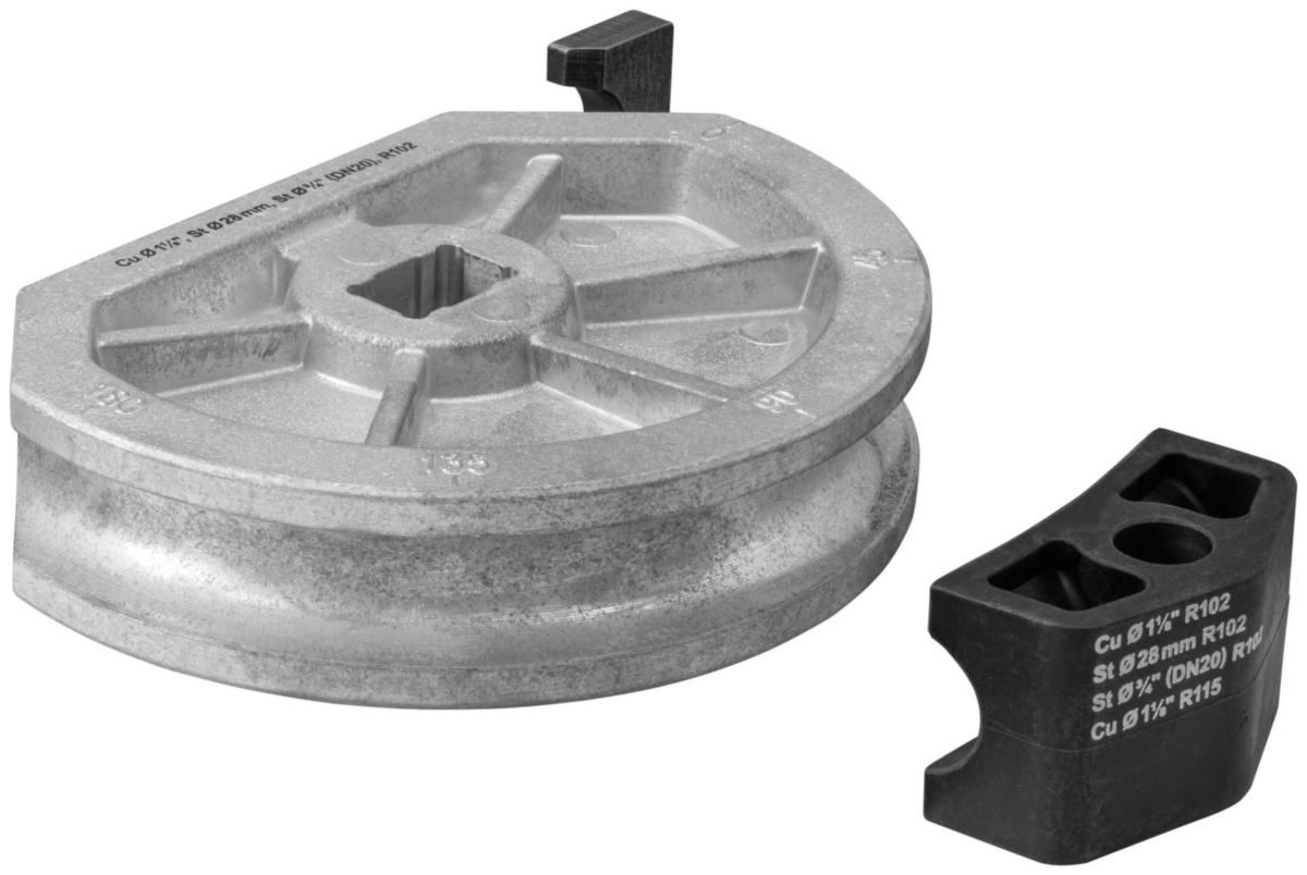 Bøyeblokk m/ glidestykke Ø28mm Rems - Bøyesjablon m/ glidestykke Rems Ø28mm 1 1/8" R102