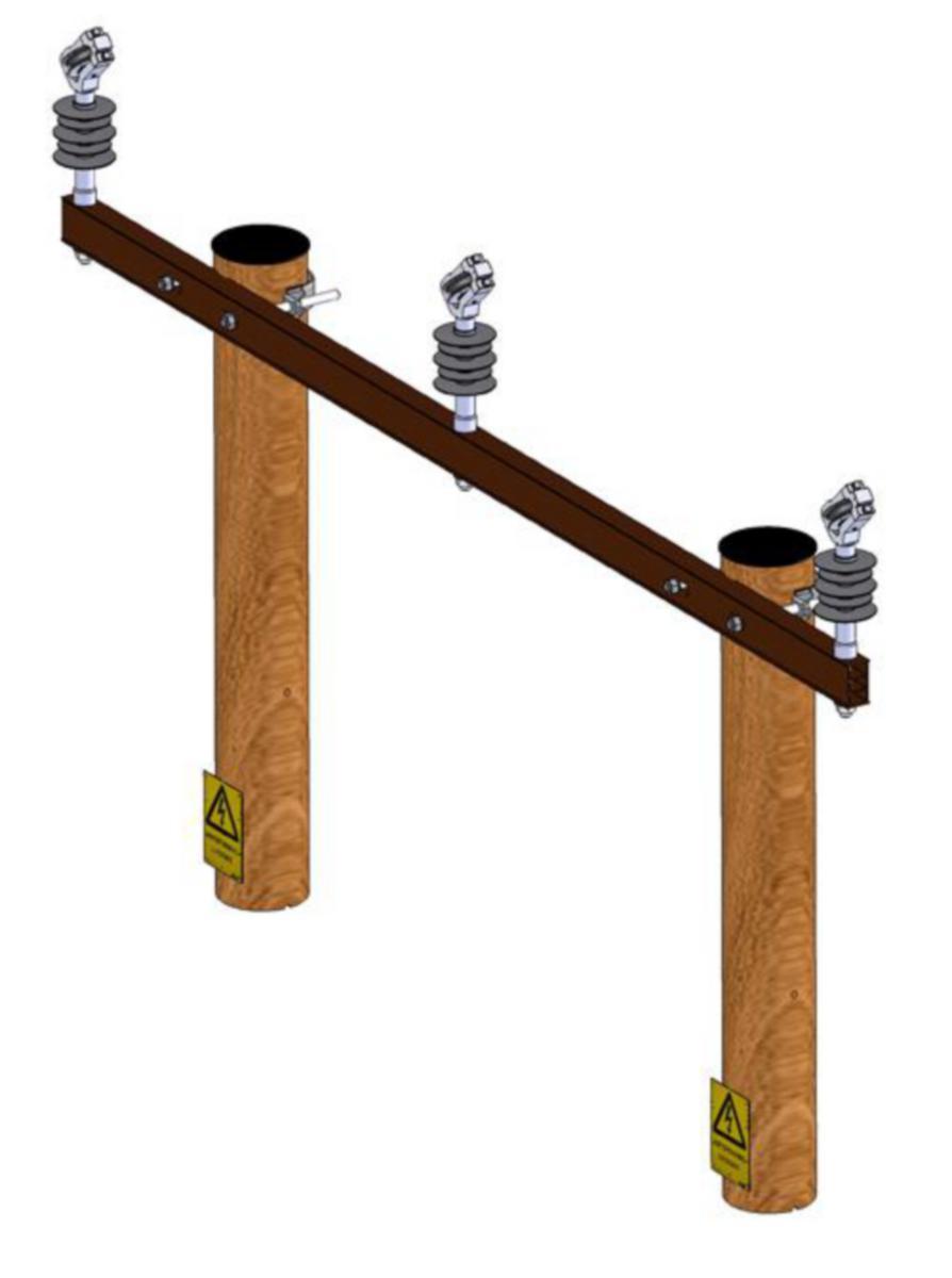 Satspakker Linjeservice Bæremast - Blank Line - Satspakke bla H-mast ES9012-0 ES 9012-0