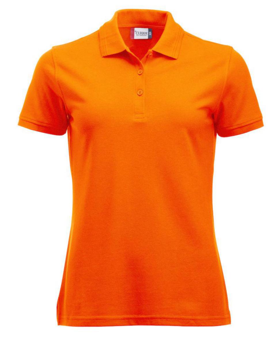 Piqueskjorte dame Clique™ Manhattan 028251 - Piqueskjorte dame Clique Manhattan HiVis oransje str S